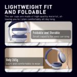 Casque audio iKF T3, Bluetooth 5.3, suppression active du bruit, haute résolution et faible latence, 125 heures de lecture – Image 3