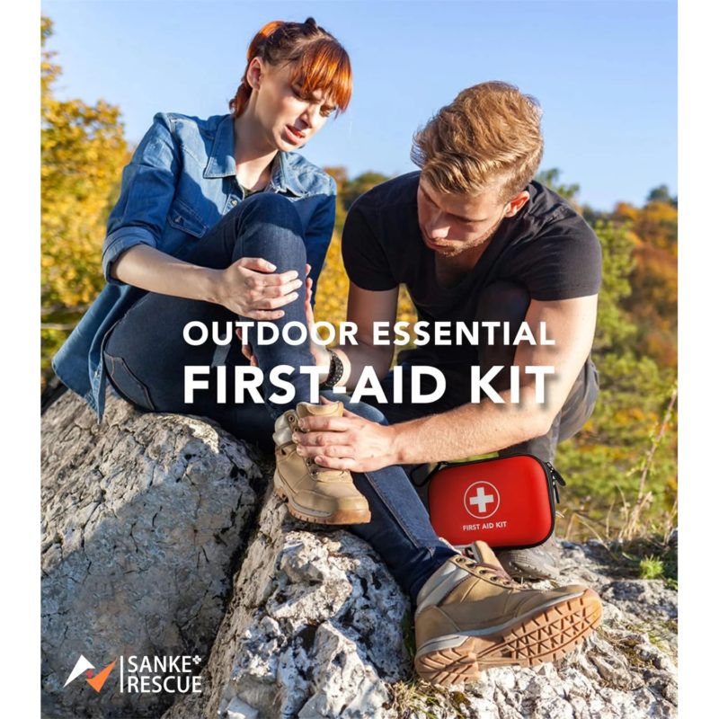 Kit de premiers soins avec trousse à coque rigide et étanche, 104 pièces – Image 3