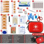 Kit de premiers soins avec trousse à coque rigide et étanche, 104 pièces – Image 2