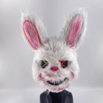 Masque LED effrayant, lapin et ourson sanglants, déguisement d'halloween – Image 6