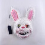 Masque LED effrayant, lapin et ourson sanglants, déguisement d'halloween – Image 5