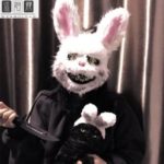 Masque LED effrayant, lapin et ourson sanglants, déguisement d'halloween – Image 4