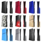 Plaques frontales de remplacement, panneaux avant et arrière rigide en ABS de qualité supérieure, PS5 Slim Disc Edition