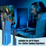 Plaques frontales de remplacement, panneaux avant et arrière rigide en ABS de qualité supérieure, PS5 Slim Disc Edition – Image 5