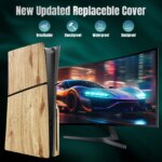 Plaques frontales de remplacement, panneaux avant et arrière rigide en ABS de qualité supérieure, PS5 Slim Disc Edition – Image 4