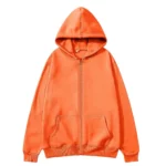 Veste oversize zippée avec capuche, décontractée – Image 10