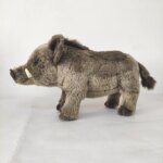 Peluche réaliste, petit sanglier sauvage, 36 cm – Image 3