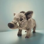 Peluche réaliste, petit sanglier sauvage, 36 cm – Image 2