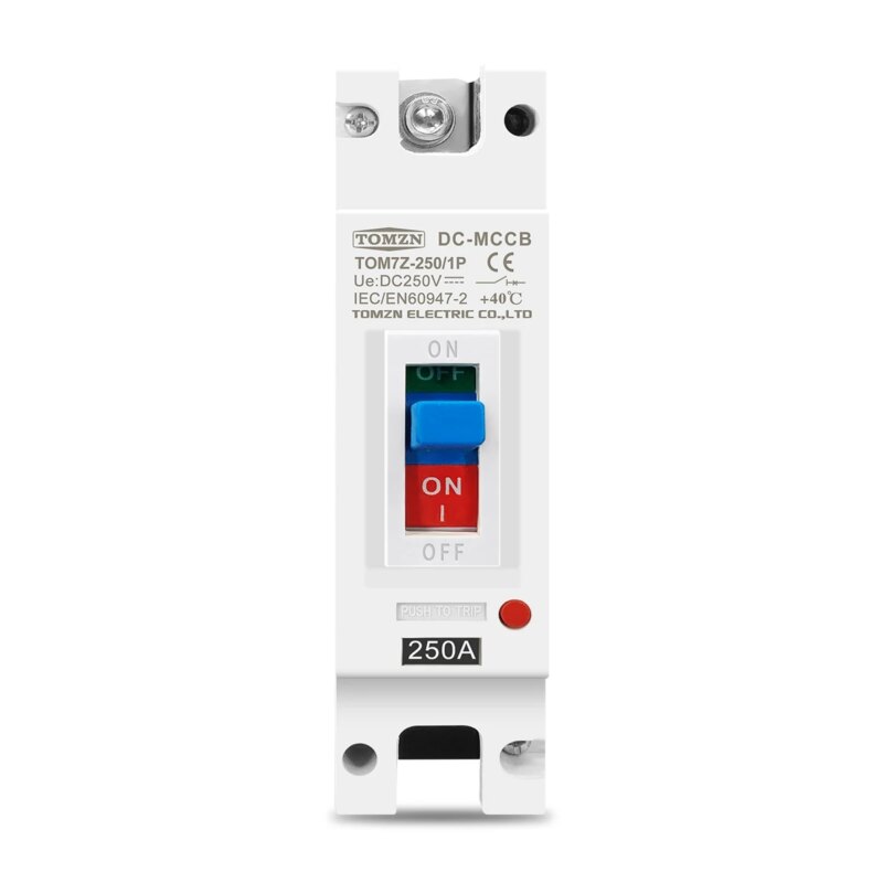 Disjoncteur solaire MCCB DC 250A – 1P / 2P à boîtier moulé, protection surtension et court-circuit – Image 3