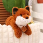 Peluche de renard Kawaii, douce et confortable, 27 à 37 cm – Image 6