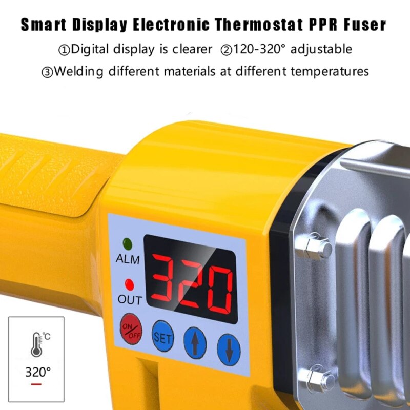 Machine de soudage de tubes PB/PP/PE/PPR, contrôle numérique de la température – Image 4