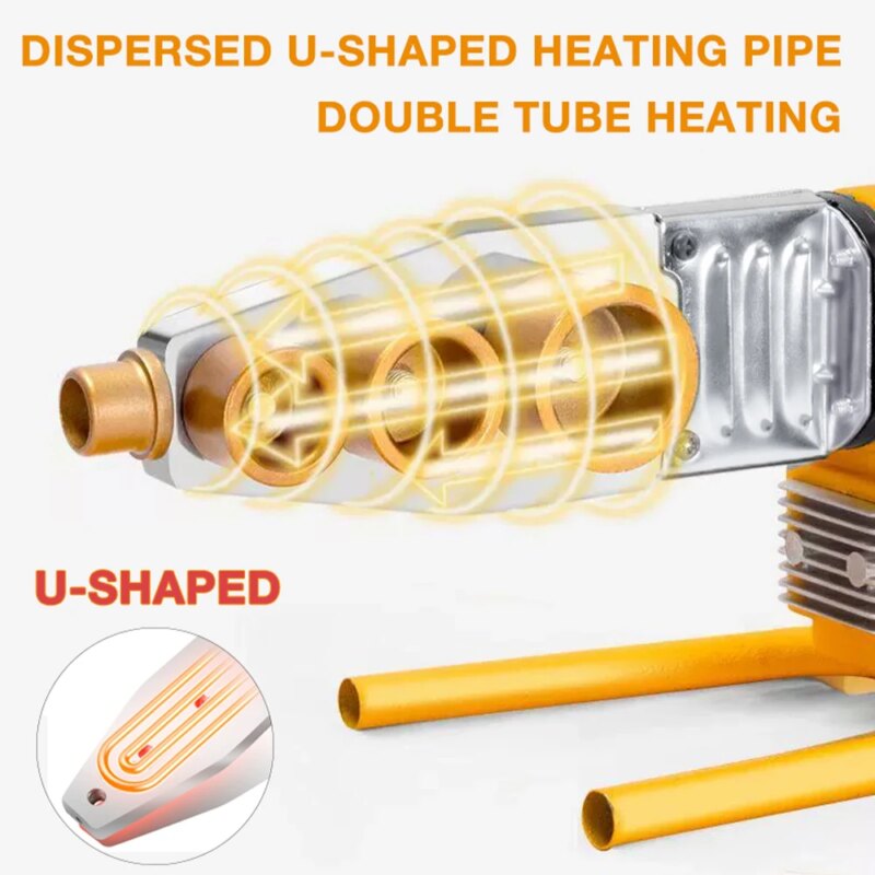 Machine de soudage de tubes PB/PP/PE/PPR, contrôle numérique de la température – Image 2