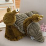 Peluche escargot, douce et confortable, de 28 à 40 cm – Image 3