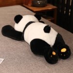 Peluche géante de panda, coussin doux et confortable, de 60 à 80 cm – Image 4