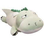 Peluche géante, dinosaure couché, coussin doux et confortable, de 100 à 140 cm