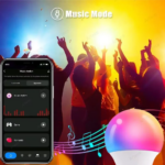 Lot de 3 ampoules LED RGB intelligentes, Wifi / Bluetooth, 2700K à 6500K, E27, 220V – Image 5