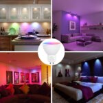 Lot de 3 ampoules LED RGB intelligentes, Wifi / Zigbee 3.0, 2700K à 6500K, GU10, 220V – Image 4