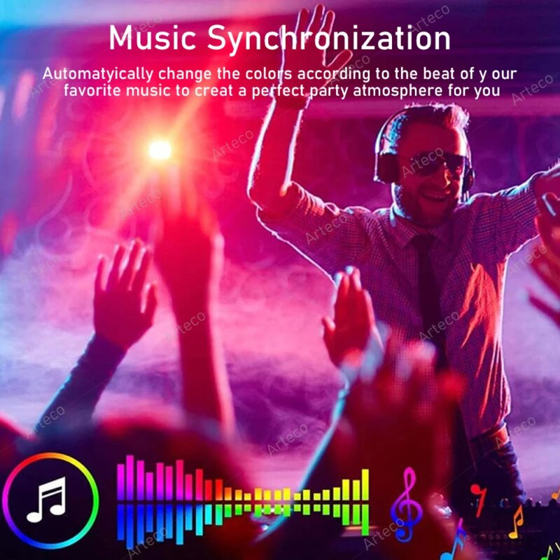 Lot de 3 ampoules LED RGB intelligentes, Wifi / Zigbee 3.0, 2700K à 6500K, GU10, 220V – Image 3