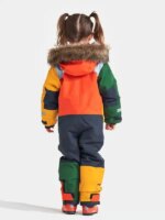 Combinaison de Ski imperméable pour enfant, à capuche, en coton épais et chauds – Image 6