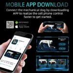 Robot chien intelligent télécommandé, multifonction, mécanique, avec tourelle de tir – Image 6