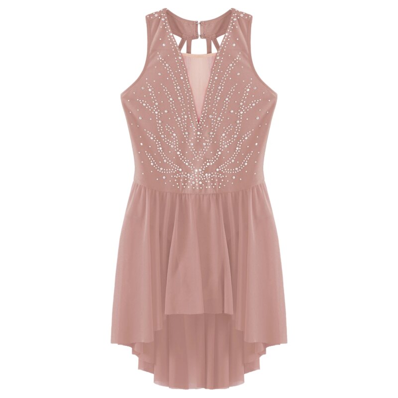 180750-0pathy.jpg Costume de patinage artistique en strass, sans manches, dos à bretelles, justaucorps – Image 5