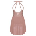 Costume de patinage artistique en strass, sans manches, dos à bretelles, justaucorps – Image 3