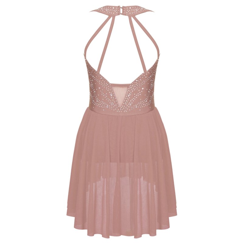 180750-rwxrht.jpg Costume de patinage artistique en strass, sans manches, dos à bretelles, justaucorps – Image 3