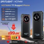 Smartphone robuste HOTWAV T7, 6.52'' HD+, 8GB, 128GB, 6280mAh, Android 13 – Image 7