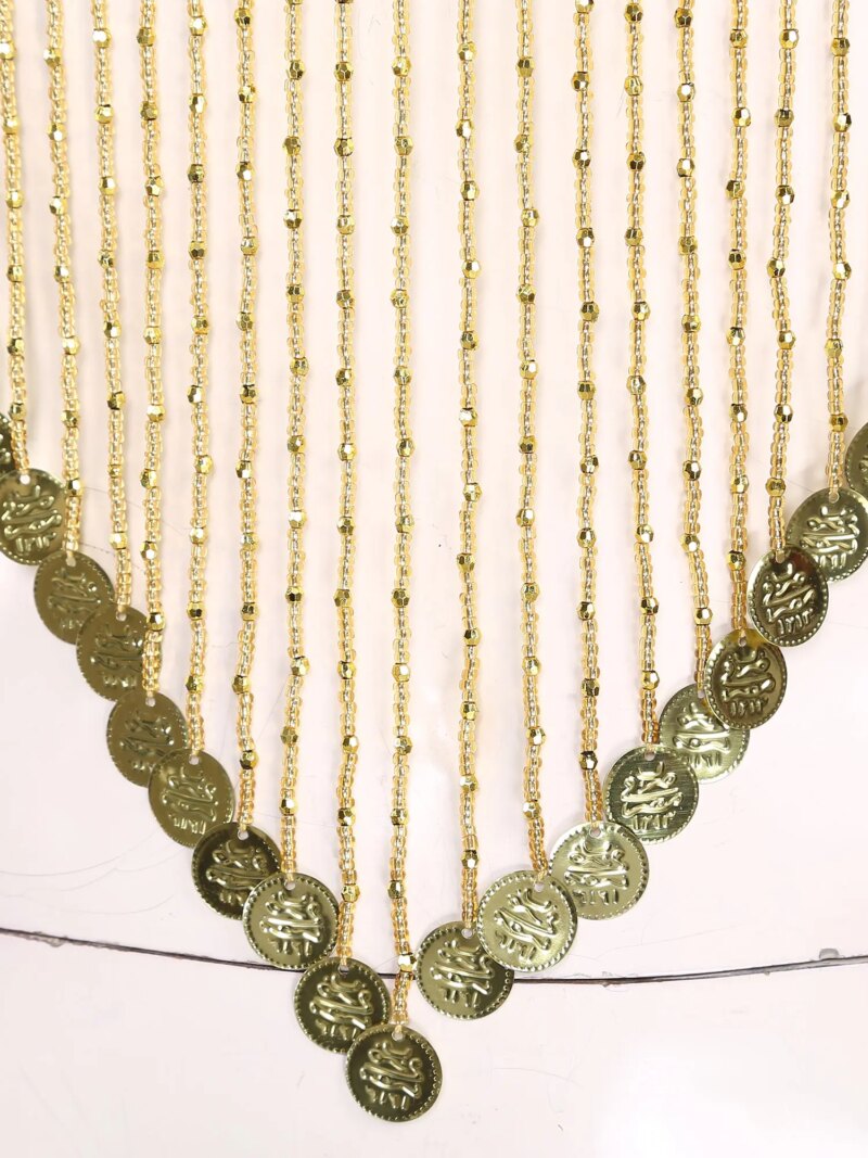 Soutien-gorge de danse orientale, latine, bretelles réglables, paillettes brillantes, costume de performance – Image 4