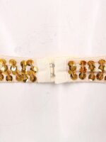 Soutien-gorge de danse orientale, latine, bretelles réglables, paillettes brillantes, costume de performance – Image 5