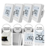 Thermostat mural intelligent, VRF, Wi-Fi, compatible climatisation Daikin, Hitachi, Mitsubishi et Hisense, blanc – Image 2