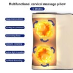 Oreiller de massage des cervicales électrique, soulagement des douleurs, Multi-mode – Image 2