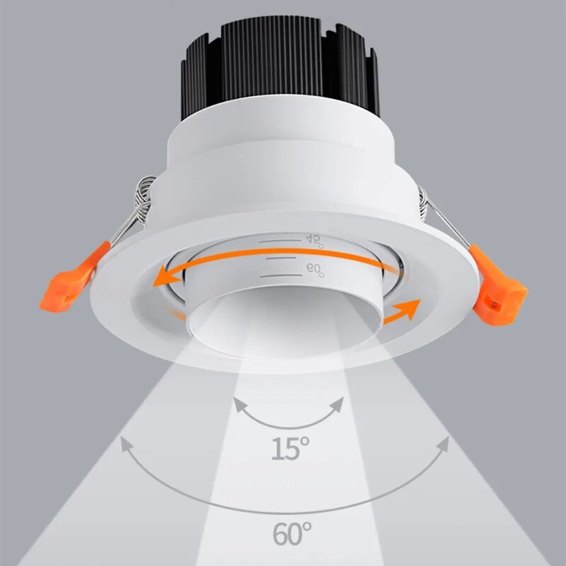 181783-mpuihs.jpg Spot LED encastrable et rétractable, dimmable, 5 à 15 W – Image 2