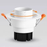 Spot LED encastrable et rétractable, dimmable, 5 à 15 W – Image 3
