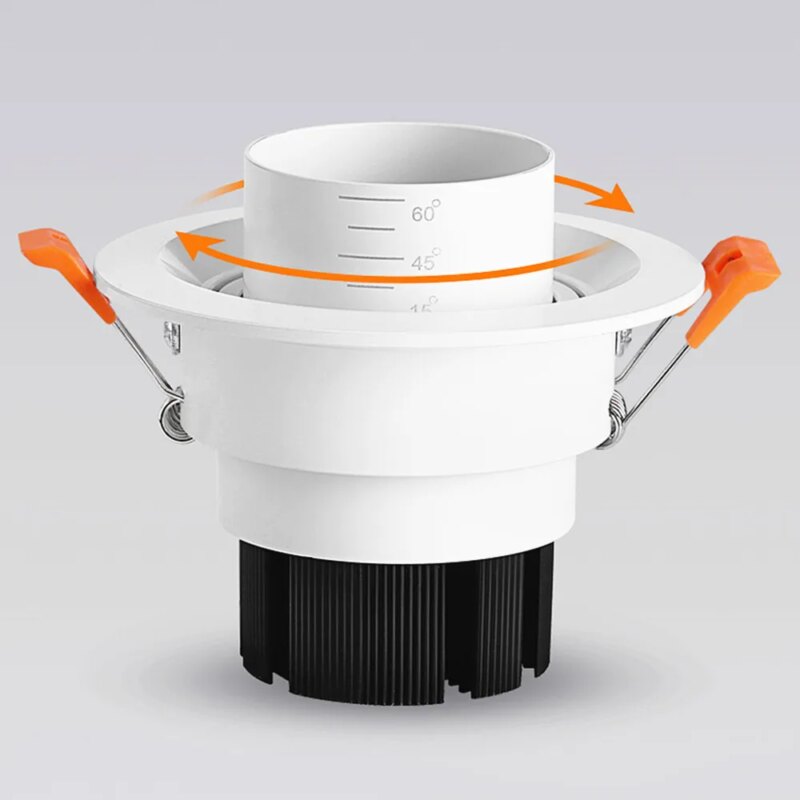 181783-xqzgfm.jpg Spot LED encastrable et rétractable, dimmable, 5 à 15 W – Image 3