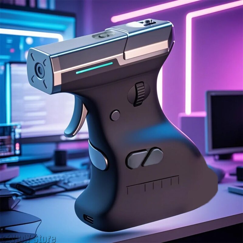 Souris verticale pour jeux de tir sans fil, RAGNOK ErgoStrike 7, à recul magnétique et réaliste intégrée – Image 4