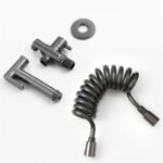 Set de douchette de WC, bidet, en laiton, montage mural – Image 6