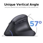 Souris verticale Silent Touch M571, sans fil 2,4 GHz, ergonomique, 6 boutons, 4000 DPI – Image 3