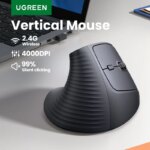Souris verticale Silent Touch M571, sans fil 2,4 GHz, ergonomique, 6 boutons, 4000 DPI – Image 7