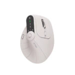 Souris verticale JOM001, sans fil 2,4 GHz, Bluetooth 5.1, ergonomique, rechargeable, 2400 DPI