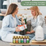 Ensemble de 6 huiles essentielles avec diffuseur d'aromathérapie de 120 ml – Image 6