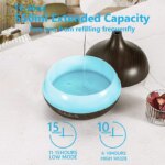 Diffuseur de parfum d’ambiance avec LED 550 ml, humidificateur d'air avec télécommande, USB – Image 3