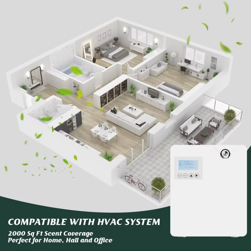 Diffuseur de parfum d’ambiance Bluetooth 300 ml, couvre jusqu’à 400 m3 – Image 6