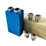 Gabarit de perçage pour trous de poche, guides de perçage d'angle, menuiserie – Image 3