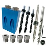 Gabarit de perçage pour trous de poche, guides de perçage d'angle, menuiserie