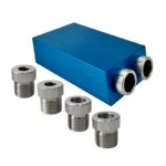 Gabarit de perçage pour trous de poche, guides de perçage d'angle, menuiserie – Image 4