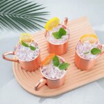 Tasse mule en cuivre massif, 400 ml, prise confortable – Image 4