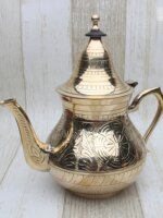 Théière en cuivre avec motif, de 550 à 1600 ml, fabrication artisanale – Image 5