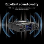 Autoradio mobile VHF/UHF professionnel, Talkie-Walkie longue portée, Ham Radio Amateur – Image 4