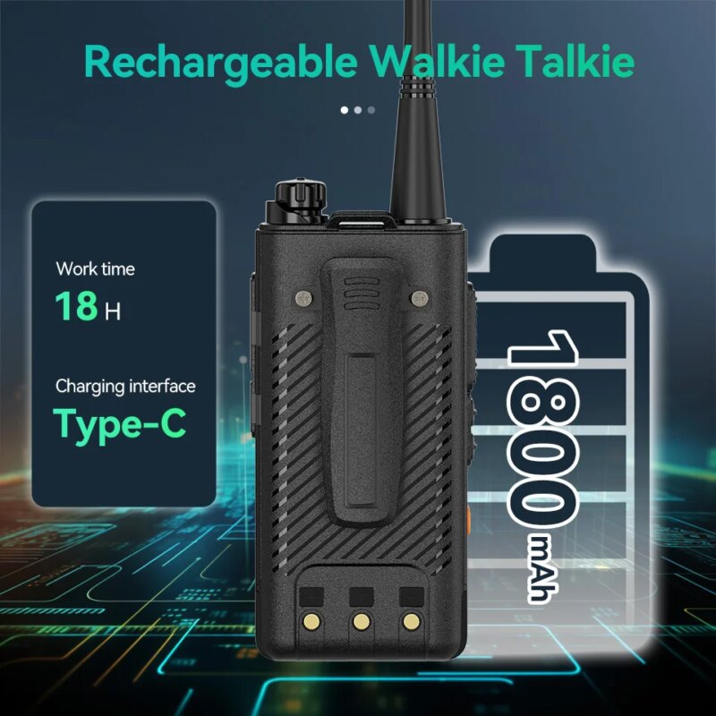 Talkie-Walkie RB658, communication sans fil de haute qualité, contrôle via application mobile – Image 6
